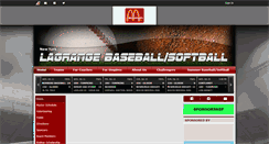 Desktop Screenshot of lagrangebaseball.org